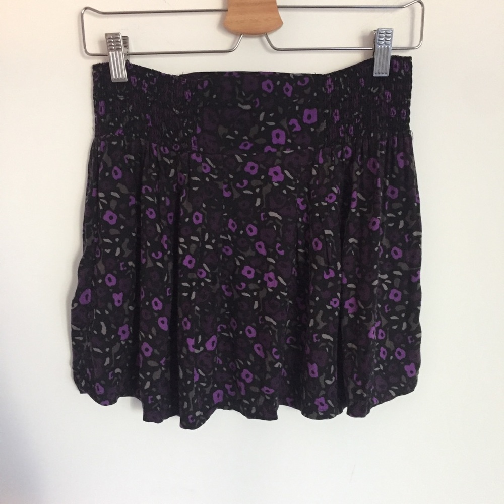 NEW Gap Purple Floral spring Skirt XS